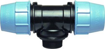 Фитинг Unidelta Тройник ПП с наружной резьбой 1010 25x1/2"