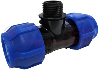 Фитинг Valfex Тройник компрессионный переходной 1210022501225