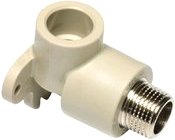 Фитинг Wavin Ekoplastik Угольник настенный с нар. резьб. 20x1/2" SNKE02020X