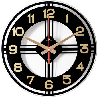 Настенные часы Рубин Золотые цифры 4041-012