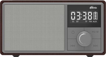 Настольные часы с беспроводной зарядкой Ritmix RRC-885