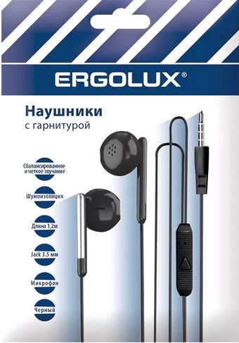 Наушники Ergolux ELX-WHP01P-C02 ПРОМО