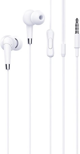 Наушники Hoco M58 (белый/серебристый)