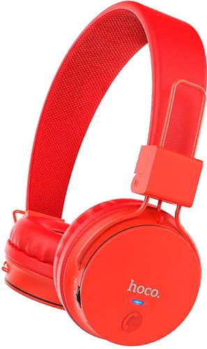 Наушники Hoco W19 (красный)