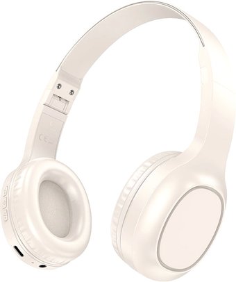 Наушники Hoco W46 (молочный)