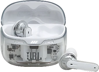 Наушники JBL Tune Beam Ghost Edition (белый)