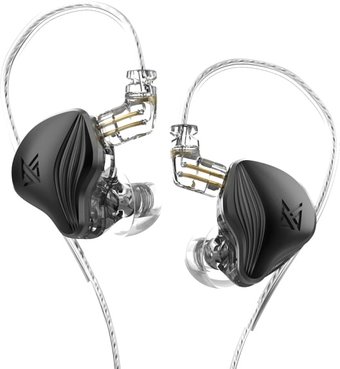 Наушники KZ Acoustics ZEX (без микрофона, черный)