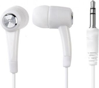 Наушники LongLife E107 (с микрофоном, белый)