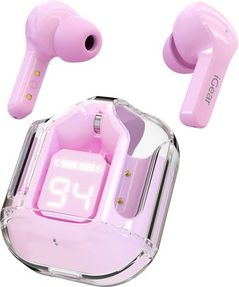 Наушники iGear Crystal (розовый)