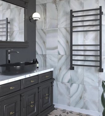 Полотенцесушитель Stinox Quatro 50x100 qu100 Ral 9005