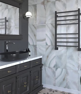 Полотенцесушитель Stinox Quatro 50x80 qu80 Ral 9005