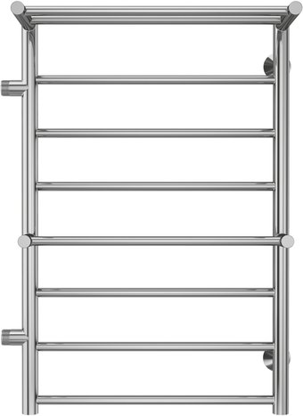 Полотенцесушитель TERMINUS Аврора П8 500х800 (с 2 полками и боковым подключением 500 слева)