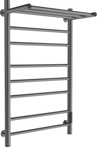 Полотенцесушитель Маргроид Ferrum Вид 10 СНШ с полкой 80/50 Графит, скрытого монтажа, таймер справа