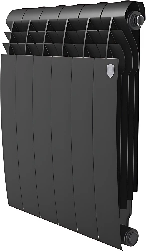 Биметаллический радиатор Royal Thermo Biliner B 500 Черный - 6 секций