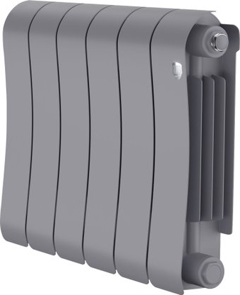 Биметаллический радиатор Royal Thermo Infinity 300 Silver Satin - 6 секций