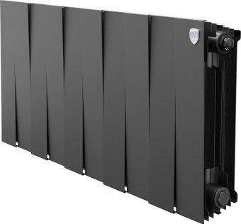 Биметаллический радиатор Royal Thermo PianoForte 300 Черный - 10 секций