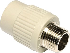 Фитинг Wavin Ekoplastik Переход ПП с нар. резьб. 25x3/4'' [SZE02525XX]