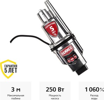 Колодезный насос Hammer NAP250UC(25)