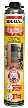 Монтажная пена Soudal Окна-двери Зима 750 мл