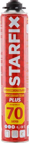 Монтажная пена Starfix Foam Pro Plus 70 SM-65524-1 (890 мл)