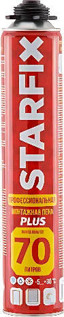 Монтажная пена Starfix Foam Pro Plus 70 SM-65524-1 (890 мл)