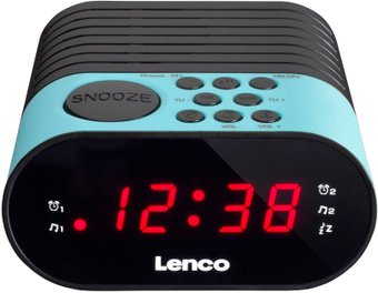 Настольные часы Lenco CR-07 (голубой)