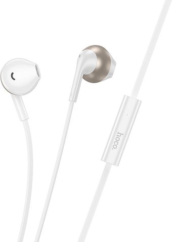 Наушники Hoco M115 Lightning (белый/золотистый)