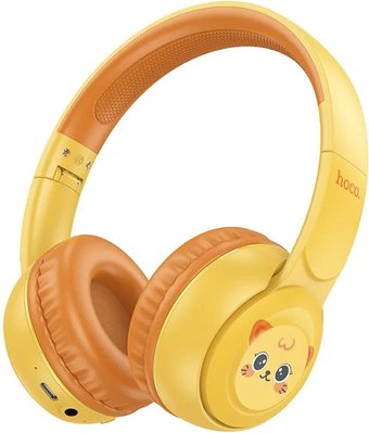 Наушники Hoco W60 (желтый/оранжевый)