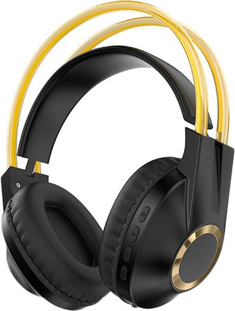 Наушники QUMO Party Rave (черный/золотистый)