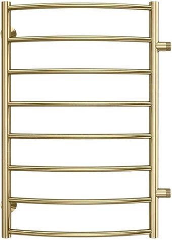 Полотенцесушитель TERMINUS Классик П8 500x800 (боковое подключение 500, золото матовое)