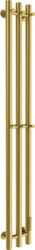 Полотенцесушитель Маргроид Ferrum Inaro СНШ 120х6х12 (матовая латунь)