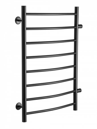 Полотенцесушитель Ростела Соната боковое подключение 1" 8 перекладин 50x80 см (черный)
