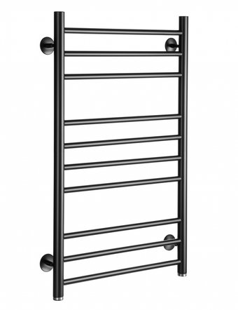 Полотенцесушитель Ростела Свирель V 1" 10 перекладин 50х100 см (черный)