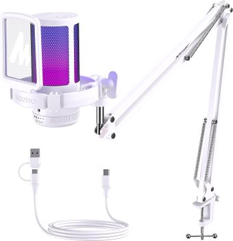 Проводной микрофон Maono DGM20S (белый)