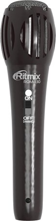 Проводной микрофон Ritmix RDM-130 (черный)