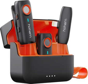 Радиосистема Hohem MIC-01 Lightning (2TX+1RX, черный)