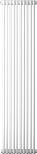 Стальной трубчатый радиатор Zehnder Charleston 2180, 1/2", 6 секций, боковое подключение (белый)