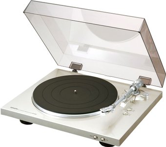 Виниловый проигрыватель Denon DP-300F (серебристый)