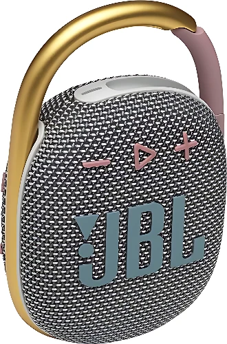 Беспроводная колонка JBL Clip 4 (серый/золотистый)