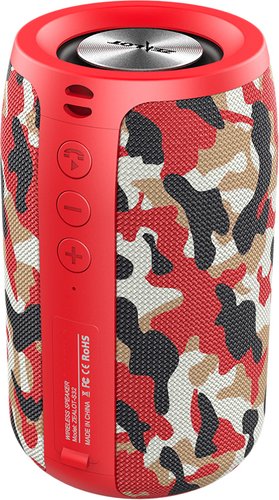 Беспроводная колонка Zealot S32 (красный камуфляж)