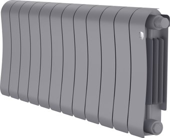Биметаллический радиатор Royal Thermo Infinity 300 Silver Satin VR80 - 12 секций