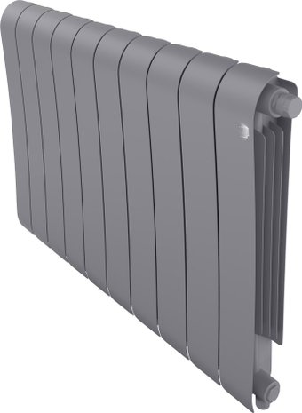 Биметаллический радиатор Royal Thermo Infinity 500 Silver Satin VR80 - 10 секций