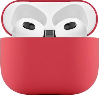 Чехол uBear Touch Case (для AirPods 3, красный)