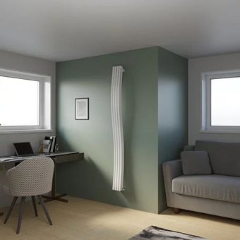 Дизайн-радиатор Faberg Neotopia 2 (10 секций, белый RAL-9016)