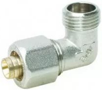 Фитинг APE Угольник 20x1/2" нар. зажимной [3753L01220]