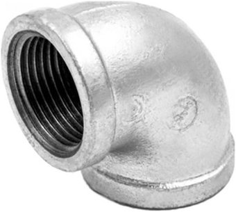 Фитинг Fittex PLUS Угольник сантехнический ОЦ Ду 20 (3/4") ВР/ВР 127-3581 (чугун оцинкованный)