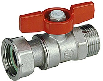 Фитинг Giacomini Кран шаровой с нар. резьбой для счетчиков R254P 3/4" R254PY004