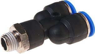 Фитинг RockForce Фитинг Y-образный для пласт. труб 12 мм 1/4" RF-SPX12-02