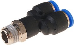 Фитинг RockForce Фитинг Y-образный для пласт. труб 8 мм 1/4" RF-SPX08-02