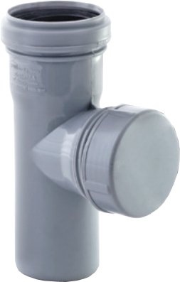 Фитинг РосТурПласт Ревизия для внутренней канализации 50